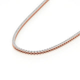 Sutra | Round Lab Grown Diamonds 4-Prong Setting Tennis Necklace