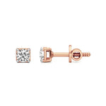 Thea | 4-Prong Round Lab-Grown Diamond Stud - Nivara