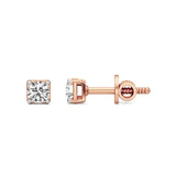 Thea | 4-Prong Round Lab-Grown Diamond Stud - Nivara