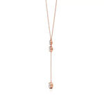 Amora | Round Lab Grown Diamond Bezel Setting Necklace - Nivara