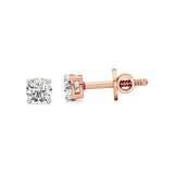 Thea | 4-Prong Round Lab-Grown Diamond Stud - Nivara
