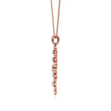 Celestia | Classic Round Lab Grown Diamonds Cluster Pendant - Nivara