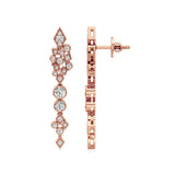 Celestia | Round Lab-Grown Diamonds Danglers - Nivara