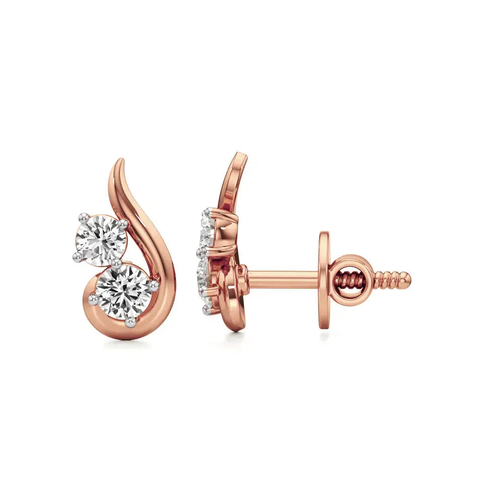 Mode | Round Lab-Grown Diamond Studs - Nivara
