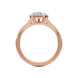 Mira | Pear Cut Solitaire with Halo - Nivara