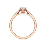 Amora | Cushion Lab-Grown Diamond Solitaire Ring - Nivara