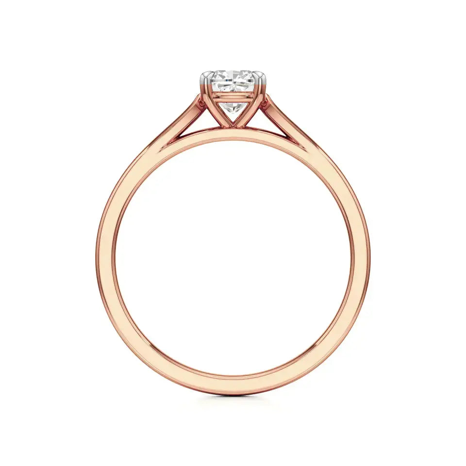 Amora | Cushion Lab-Grown Diamond Solitaire Ring - Nivara