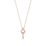 Sneh | Elegant Round Lab Grown Diamonds Heart Pendant - Nivara