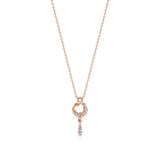 Sneh | Elegant Round Lab Grown Diamonds Heart Pendant - Nivara