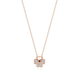 Flora | Floral Design with Center Ruby  Pendant - Nivara