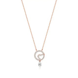Sneh | Pear & Round Lab Grown Diamonds Pendant - Nivara