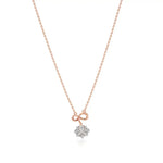 Foreva | Pear & Round Lab Grown Diamonds Infinity  Pendant - Nivara