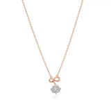 Foreva | Pear & Round Lab Grown Diamonds Infinity  Pendant - Nivara