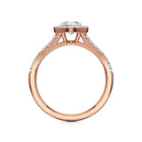 Mira | Classic Oval-cut with Halo - Nivara