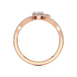 Flora | Round & Pear Lab-Grown Diamond Ring - Nivara