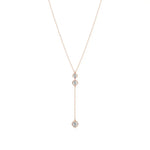 Amora | Round Lab Grown Diamond Bezel Setting Necklace - Nivara