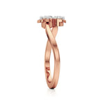 Flora | Lab-Grown Diamond Three-Stone Ring - Nivara