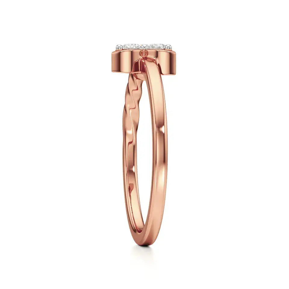 Flora | Lab-Grown Diamond Three-Stone Ring - Nivara
