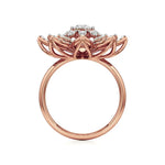 Flora | Round & Pear Lab-Grown Diamond Ring - Nivara