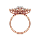Flora | Round & Pear Lab-Grown Diamond Ring - Nivara