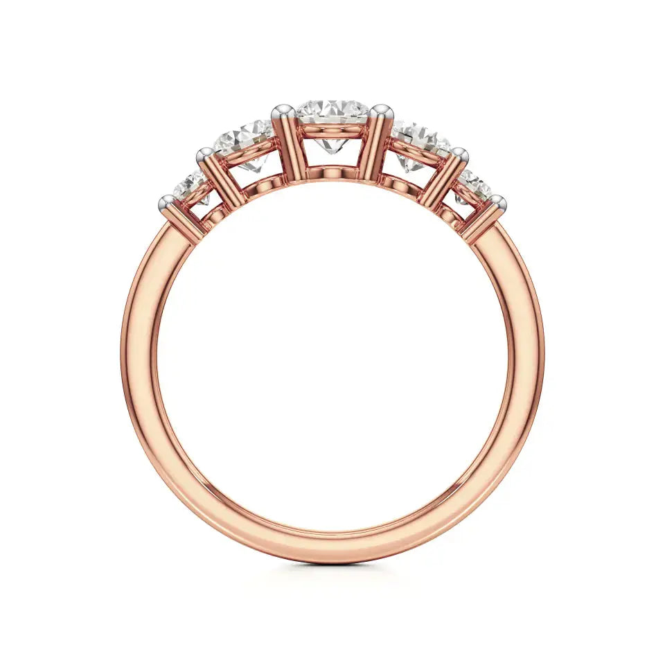Foreva | Round Lab-Grown Diamond Eternity Band - Nivara