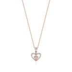 Sneh | Pear & Round Lab Grown Diamonds Heart Pendant - Nivara