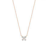 Vanya | Marquise & Pear Lab Grown Diamonds Butterfly Pendant - Nivara