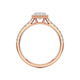Mira | Round & Princess Lab-Grown Diamond Halo Ring - Nivara