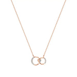 Sneh | Round Lab Grown Diamonds Loop Heart Pendant - Nivara