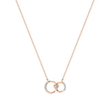 Sneh | Round Lab Grown Diamonds Loop Heart Pendant - Nivara
