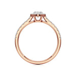 Mira | Round & Oval Lab-Grown Diamond Halo Ring - Nivara