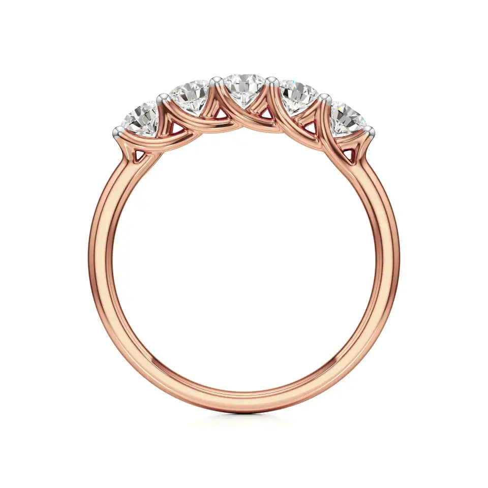 Foreva | Round Lab-Grown Diamond Eternity Band - Nivara