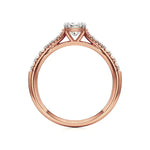 Amara | Round & Cushion Lab-Grown Diamond Ring - Nivara