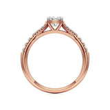 Amara | Round & Cushion Lab-Grown Diamond Ring - Nivara