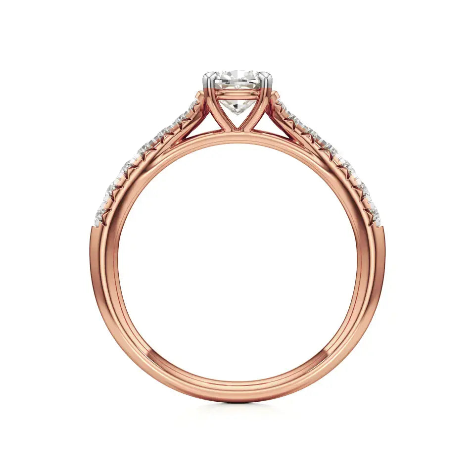 Amara | Round & Cushion Lab-Grown Diamond Ring - Nivara