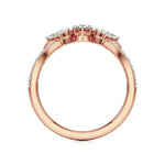 Flora | Round & Pear Lab-Grown Diamond Ring with Pav�� Accents - Nivara