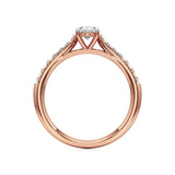 Amara | Round & Oval Lab-Grown Diamond Ring - Nivara