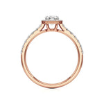 Mira | Cushion-cut Lab-Grown Diamond Halo Ring - Nivara