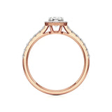 Mira | Cushion-cut Lab-Grown Diamond Halo Ring - Nivara