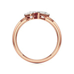 Toi et Moi | Pear Lab-Grown Diamond Ring - Nivara