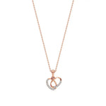 Foreva | Round Lab Grown Diamonds Infinity Loop Pendant - Nivara