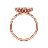 Flora | Pear Diamonds in Flora Design - Nivara