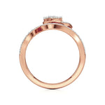Mode | Round & Pear Lab-Grown Diamond Ring - Nivara