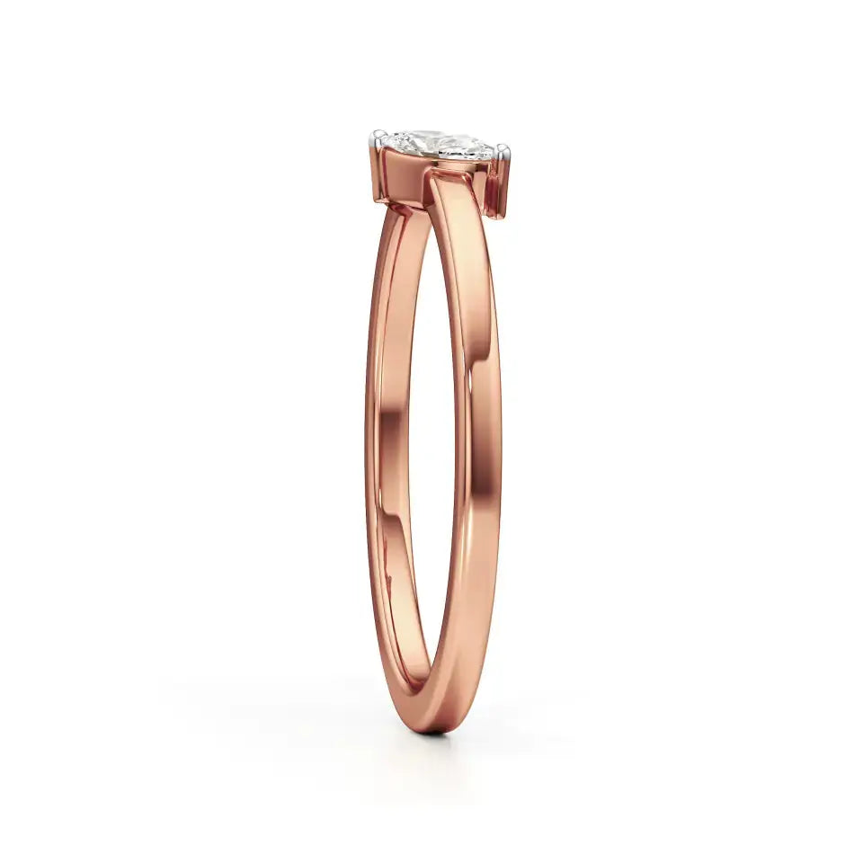 Mode | Marquise & Pear Lab-Grown Diamond Solitaire Ring - Nivara