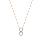Sneh | Heart & Round Lab Grown Diamonds Pendant - Nivara