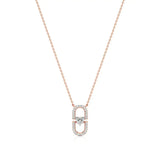 Sneh | Heart & Round Lab Grown Diamonds Pendant - Nivara