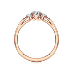 Aria | Lab-Grown Diamond Three-Stone Ring - Nivara