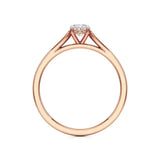 Amora | Oval & Radiant Lab-Grown Diamond Solitaire Ring - Nivara
