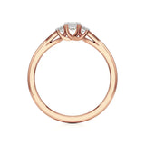 Aria | Emerald Lab-Grown Diamond Three-Stone Ring - Nivara