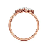 Flora | Pear Diamonds in Flora Design - Nivara